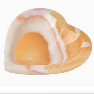Natural Onyx Heart Bowl